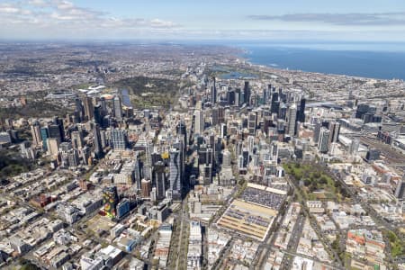 Aerial Image of FRANKLIN STREET, MELBOURNE