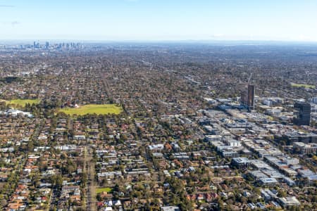 Aerial Image of STATION STREET, BOX HILL
