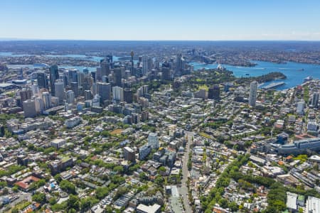 Aerial Image of REDFERN, SURRY HILLS AND DARLINGHURST
