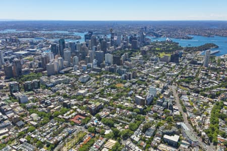 Aerial Image of REDFERN, SURRY HILLS AND DARLINGHURST