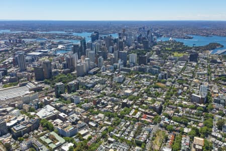 Aerial Image of REDFERN, SURRY HILLS AND DARLINGHURST