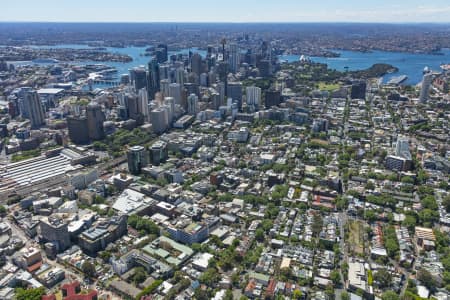 Aerial Image of REDFERN, SURRY HILLS AND DARLINGHURST