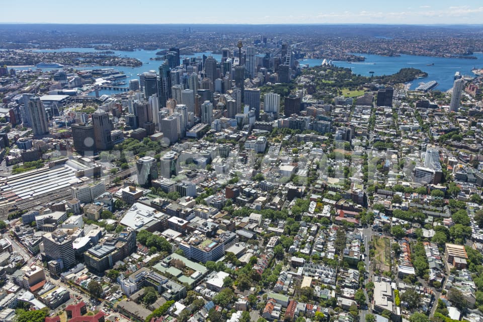 Aerial Image of Redfern, Surry Hills And Darlinghurst