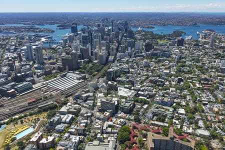 Aerial Image of REDFERN, SURRY HILLS AND DARLINGHURST