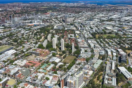Aerial Image of REDFERN, SURRY HILLS AND DARLINGHURST