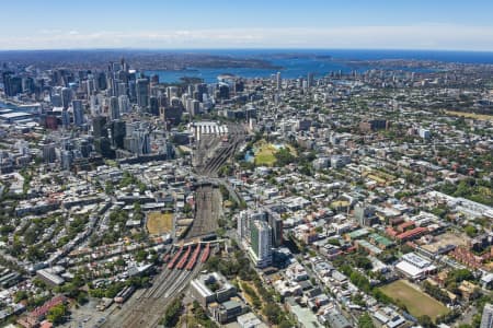 Aerial Image of REDFERN, SURRY HILLS AND DARLINGHURST
