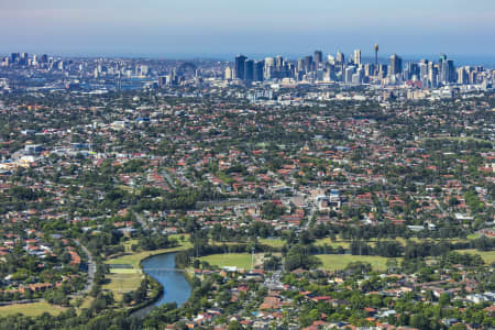 Aerial Image of CANTERBURY