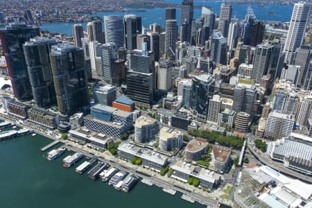 Aerial Image of BARANGAROO, SYDNEY, DARLING HARBOUR AND HAYMARKET