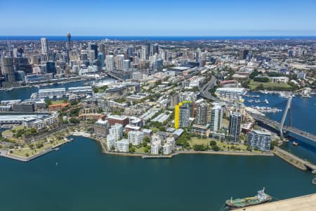 Aerial Image of PYRMONT TO BARANGAROO