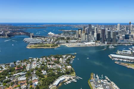 Aerial Image of BALMAIN EAST TO BARANGAROO