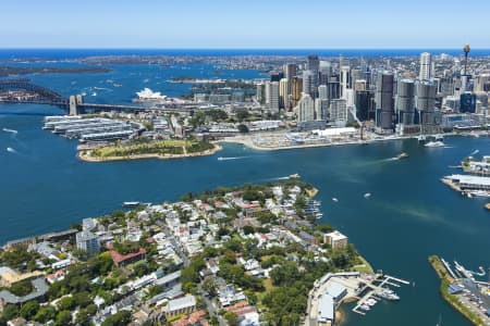 Aerial Image of BALMAIN EAST TO BARANGAROO