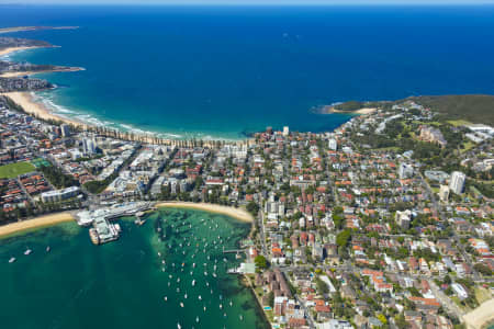 Aerial Image of MANLY AND MANLY WHARF