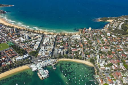 Aerial Image of MANLY AND MANLY WHARF