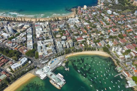 Aerial Image of MANLY AND MANLY WHARF