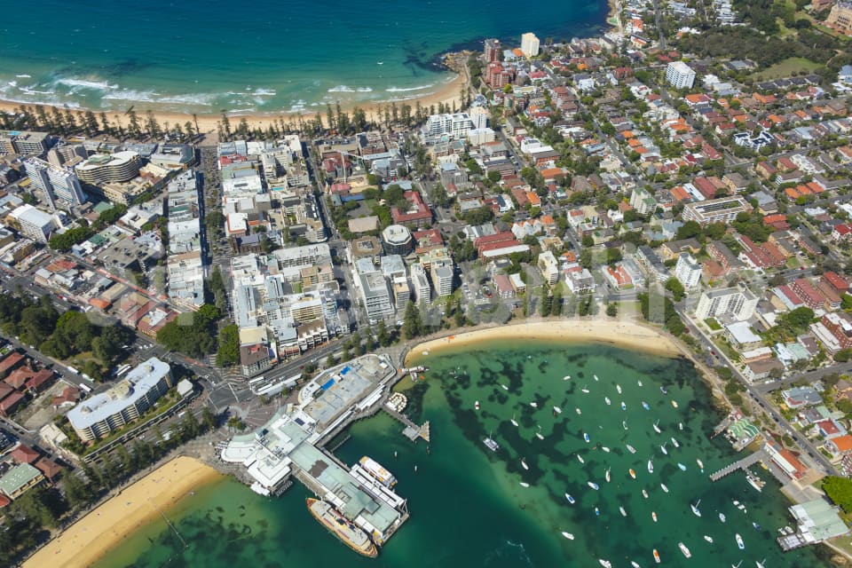Aerial Image of Manly And Manly Wharf