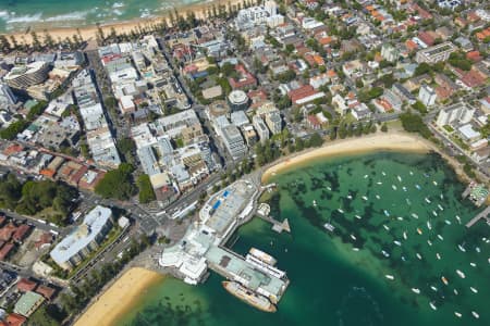 Aerial Image of MANLY AND MANLY WHARF