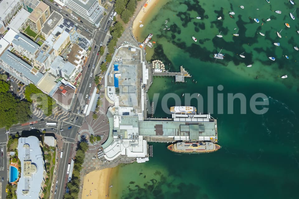 Aerial Image of Manly And Manly Wharf