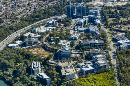 Aerial Image of NORTH RYDE