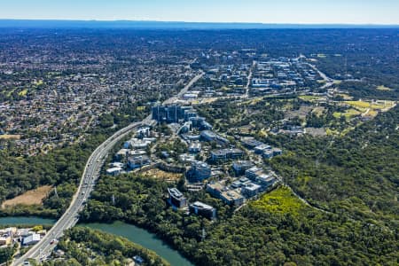 Aerial Image of NORTH RYDE