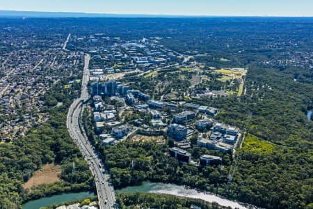 Aerial Image of NORTH RYDE