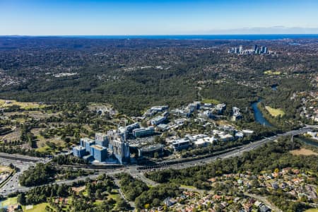 Aerial Image of NORTH RYDE