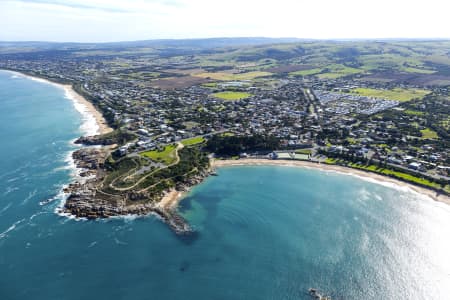 Aerial Image of VICTOR HARBOR AND PORT ELLIOT