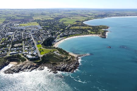Aerial Image of VICTOR HARBOR AND PORT ELLIOT