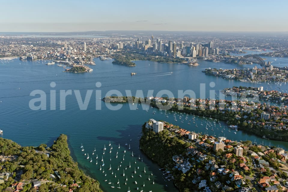 Aerial Image of Cremorne Point Looking South-West