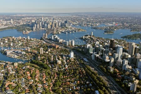 Aerial Image of KIRRIBILLI LOOKING SOUTH-WEST