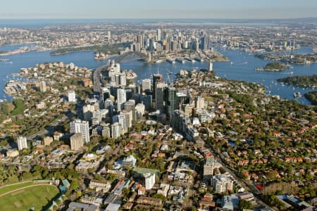 Aerial Image of NORTH SYDNEY LOOKING SOUTH