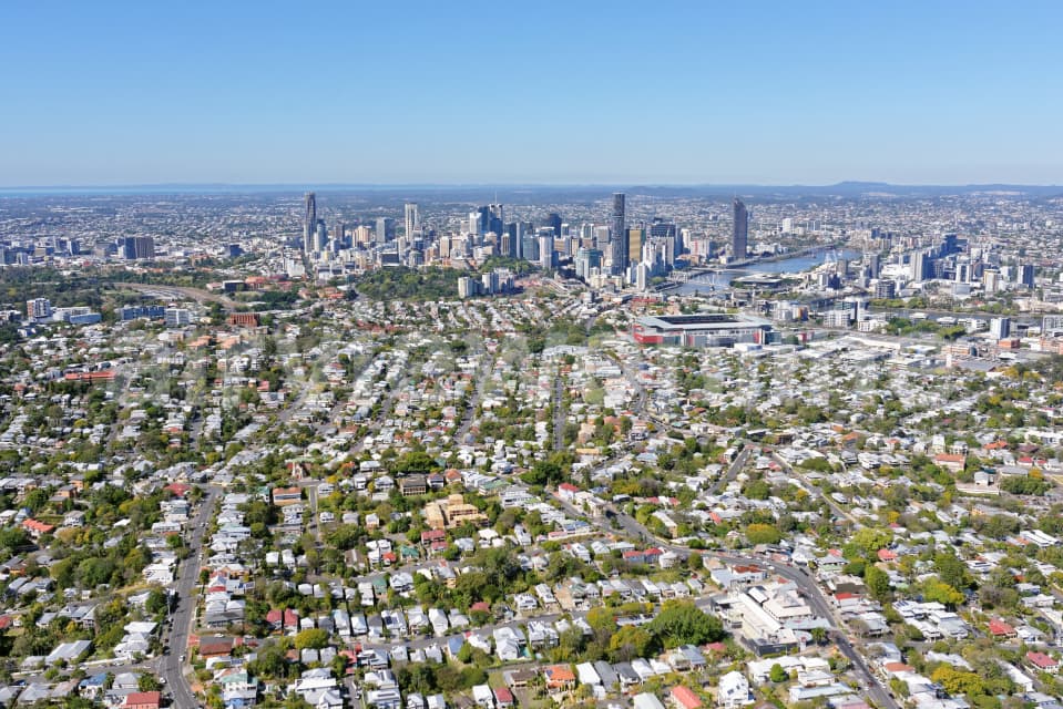 Aerial Image of Paddington Looking South-East