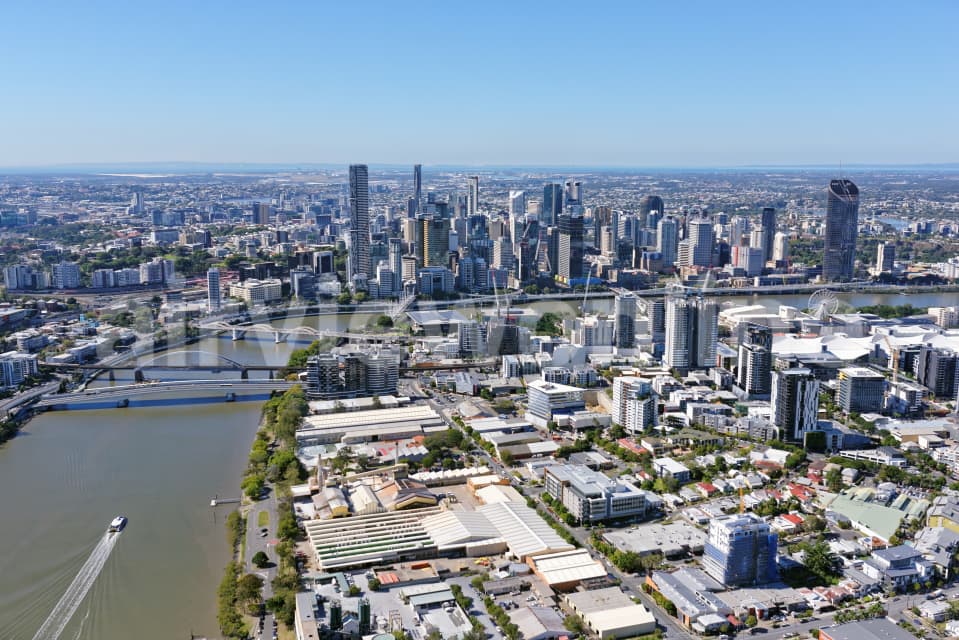 Aerial Image of South Brisbane Looking East