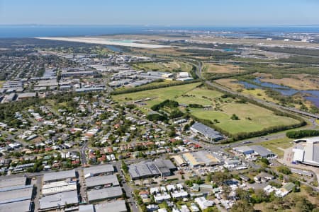 Aerial Image of NORTHGATE PLAYING FIELDS LOOKING EAST