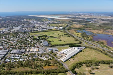 Aerial Image of NORTHGATE PLAYING FIELDS LOOKING EAST