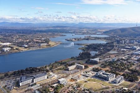 Aerial Image of LAKE BURLEY GRIFFIN LOOKING WEST