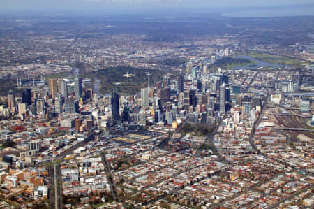 Aerial Image of NORTH MELBOURNE TO THE CBD