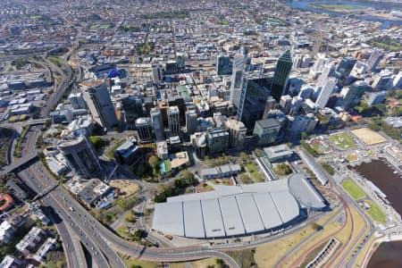 Aerial Image of PERTH CBD FROM THE SOUTH-WEST