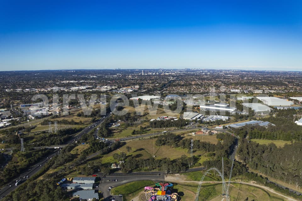 Aerial Image of Prospect To Sydeny CBD