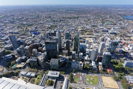 Aerial Image of PERTH CBD LOOKING NORTH