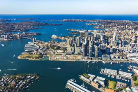 Aerial Image of BARANGAROO & SYDNEY CBD