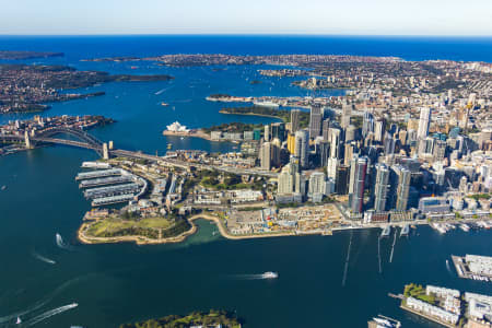 Aerial Image of BARANGAROO & SYDNEY CBD