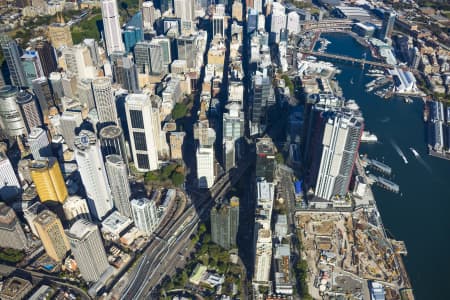 Aerial Image of HICKSON ROAD, MILLERS POINT