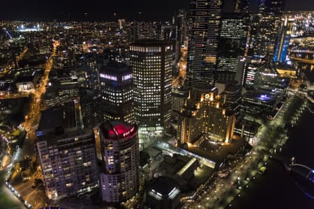 Aerial Image of MELBOURNE SOUTH BANK NIGHT SERIES