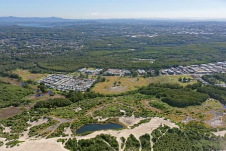 Aerial Image of THE SANCTUARY REDHEAD, LOOKING NORTH-WEST