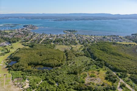 Aerial Image of BELMONT SOUTH LOOKING WEST