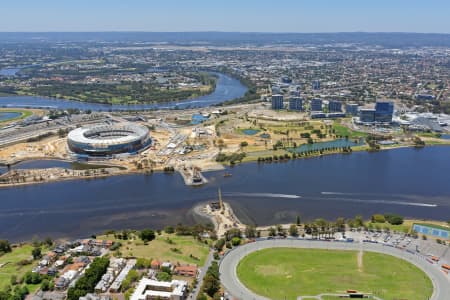 Aerial Image of BURSWOOD LOOKING EAST