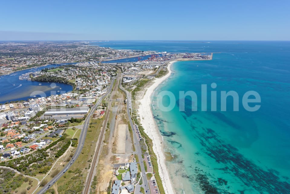 Aerial Image of North Fremantle Looking South