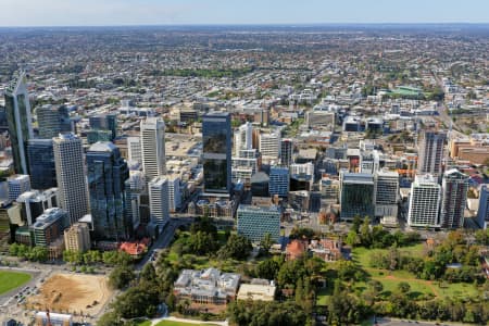 Aerial Image of PERTH CBD LOOKING NORTH