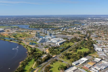 Aerial Image of BURSWOOD LOOKING NORTH-EAST