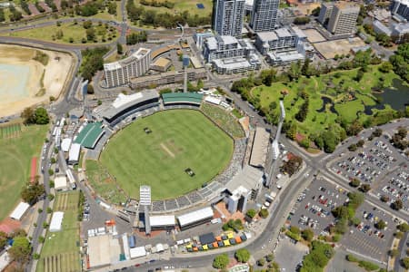Aerial Image of LOOKING DOWN ON THE WACA GROUND